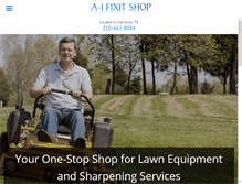 Tablet Screenshot of a1fixitshop.com